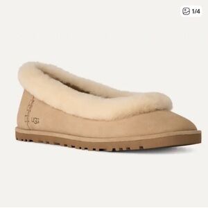 UGG Women's Cozy Tan and Cream Slippers